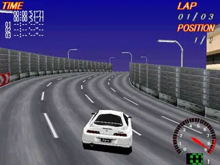 Ｒ－１３(くるまげ～)のゲーム画面「レース画面」