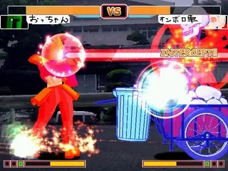 ザンゲフールファイター20XXのゲーム画面「攻撃を無効化するリフレクター」