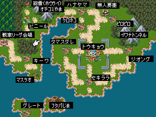 Legend of Tankのゲーム画面「どこかで見たマップ？そんなの関係ねえ！」