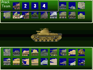 仲間になる戦車、砲、ヘリたち…