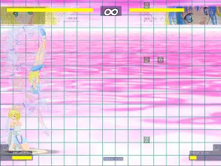 ESTIMATED PROCESSのゲーム画面「ガードキャンセルが熱い対戦モード 」