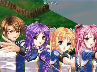 Angelic Crest(エンジェリック クレスト)のゲーム画面「美少女キャラが多いぞ」