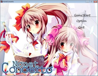 NonetConcertoのゲーム画面「オフライン１人プレイ、オンライン2人プレイも可能」