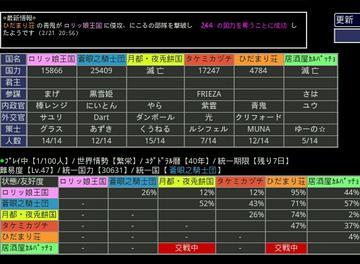 ﾌﾟﾚｲﾔｰ画面の一部