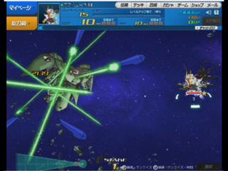 SDガンダムオペレーションズのゲーム画面「」