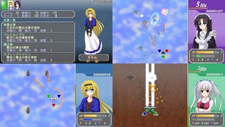 リトルドラグーン(体験版)のゲーム画面「多彩なキャラクターでゲームを進めることができます。」