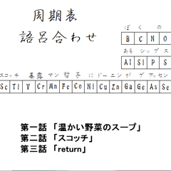 君に捧げる化学のソラゴト　～周期表 語呂合わせ編 簡易版～のイメージ