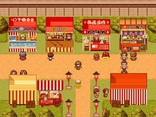 Margikarman（マージカルマン）のゲーム画面「祭り」