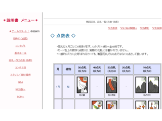 戦国花札のゲーム画面「花札の知識ゼロでも大丈夫！」