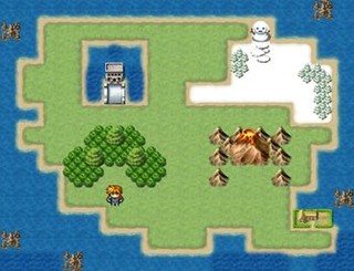 ガチャＲＰＧのゲーム画面「フィールドは４つ！個性あふれるダンジョンと敵が続々登場！」