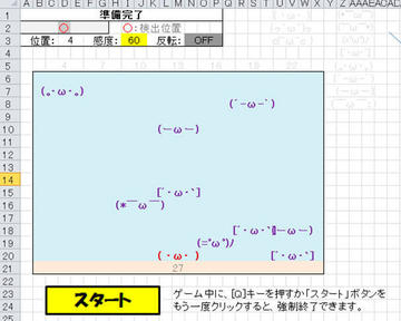 敵よけゲームのイメージ