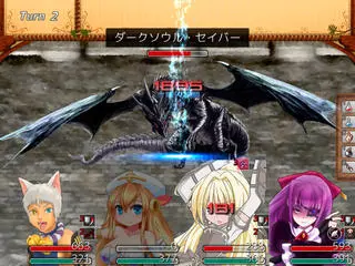 Summon Girlsのゲーム画面「戦闘では、キャラクターの組み合わせも重要」