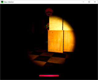 奴～Infection～のゲーム画面「暗闇に何かが・・・」