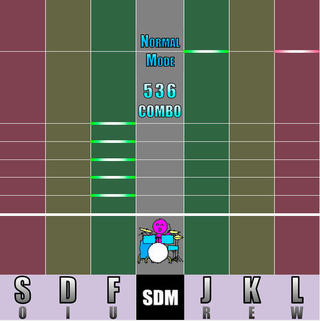 SuperDrumMasterのゲーム画面「」