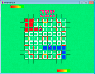 ピクセルワールドVSのゲーム画面「ゲーム画面」