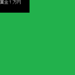 非公開トランス弾幕STG5のゲーム画面「優勝賞金1万円」