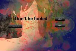 Don't be fooled(体験版)のゲーム画面「」