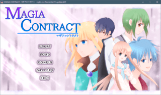 MAGIA CONTRACTのゲーム画面「タイトル画面」