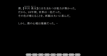 モノクロが多いのは、それがテーマになっているからです