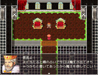 RPGゲーム（亜種）のゲーム画面「ゲーム画面1」