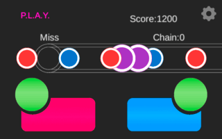 Rhythmic Notesのゲーム画面「ゲーム画面3」