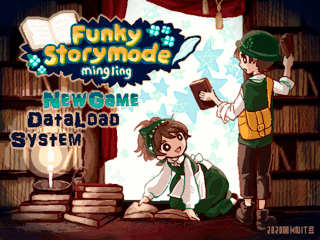 FunkyStoryMode mingling 1.01のゲーム画面「タイトル画面」