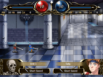 Combat screen