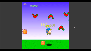 ぷぅたHopperのゲーム画面「ぷぅたが一生懸命なゲーム中画面」