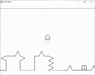 LINE BALLのゲーム画面「ステージの一部です。」