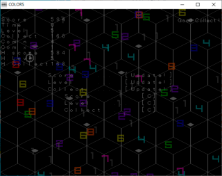 COLORSのゲーム画面「リザルト画面」