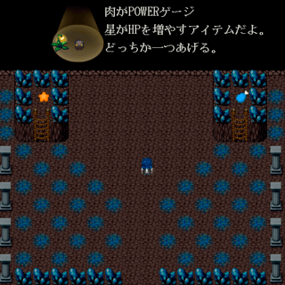 The Adventure of Wolfのゲーム画面「各地に散らばる強化アイテムを集めて、自分だけの主人公に！」