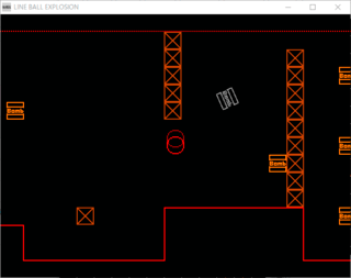 LINE BALL EXPLOSIONのゲーム画面「ゲーム画面」