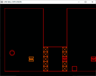 LINE BALL EXPLOSIONのゲーム画面「ゲーム画面」