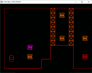 LINE BALL EXPLOSIONのゲーム画面「ゲーム画面」