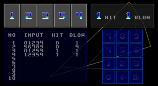 NUMLOCのゲーム画面「クリアする毎に桁が増加」