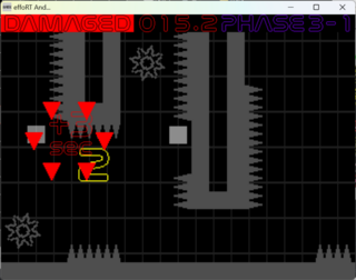 effoRT And...のゲーム画面「あるステージ画面」