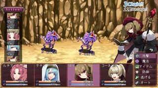 ソウルリンカーズ～失われた王国～のゲーム画面「戦闘はCTB。」