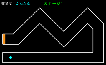 シンプルなステージで操作練習