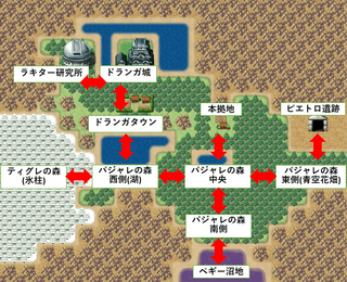 防災有識者選抜試験のゲーム画面「マップ」