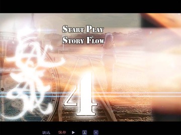 「Start Play」で開始。「Story Flow」は目次です。ゲーム終了はWindowの×ボタンとか（汗）