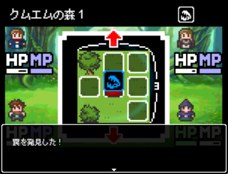 3x3SAGA【3x3マスRPG】ver1.1.3のゲーム画面「ダンジョン探索」