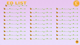 Halloween tellersのゲーム画面「EDリスト」