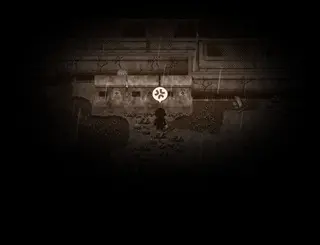 闇団廃淵（あんだんはいえん）のゲーム画面「廃団地内を徘徊して脱出の手がかりを探そう。」