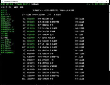 区間記録などを後で確認可能です。