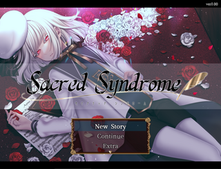 Sacred Syndromeのゲーム画面「タイトル画面」