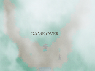 ライナヴェルヌ戦記 Chapter1 幼いハンスのゲーム画面「床の上では死ねぬか」