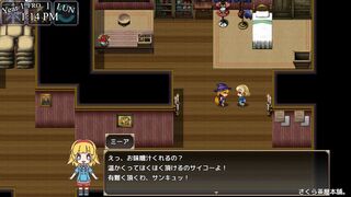 Lifi×Chronicle（フリー版）のゲーム画面「村民と交流！」