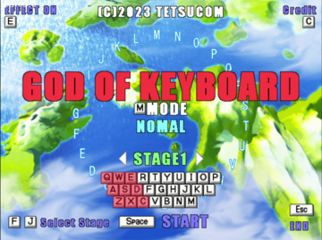 GOD OF KEYBOARD（ゴッドオブキーボード）のイメージ