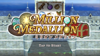 Million Medallionのゲーム画面「タイトル画面です。」