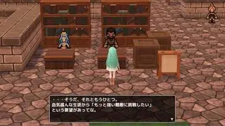 ツインジュエルパラディン 支配のアメジスト 守護のエメラルドのゲーム画面「バージョン1.2より、第４章以降、難易度を変更が可能に」